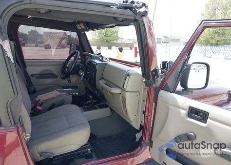 2003 Jeep Wrangler X из США, поврежденный, VIN 1J4FA39SX3P330361